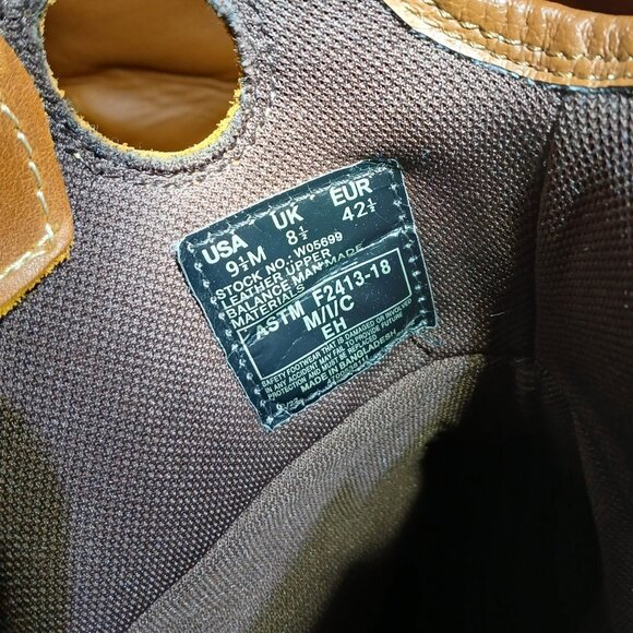 Mens 9.5M Wolverine Pull On Waterproof Composite Steel Toe Work Boots W05699 - Picture 5 of 11